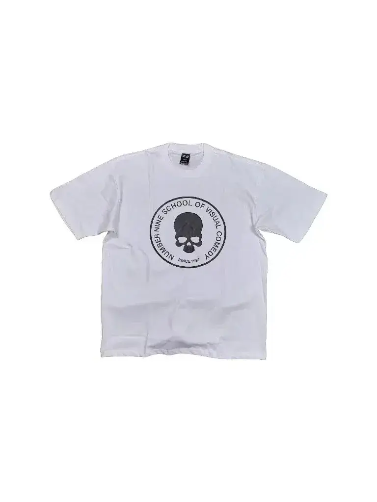 Number Nine Visual Comedy Shirt — white colorway — USFans Spreadsheet photo