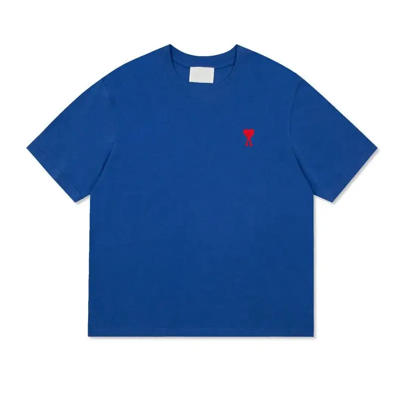 Ami Paris T-Shirts with Small Logo — Little Love-Scarlet Blue colorway — USFans Spreadsheet photo