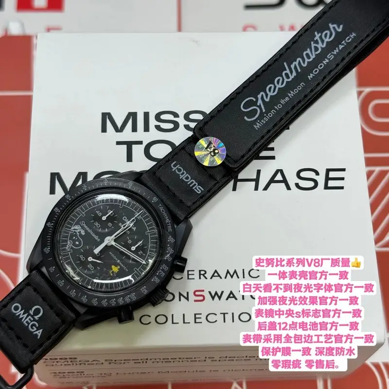 Omega x Swatch Watch — Snoopy Joint colorway — USFans Spreadsheet photo