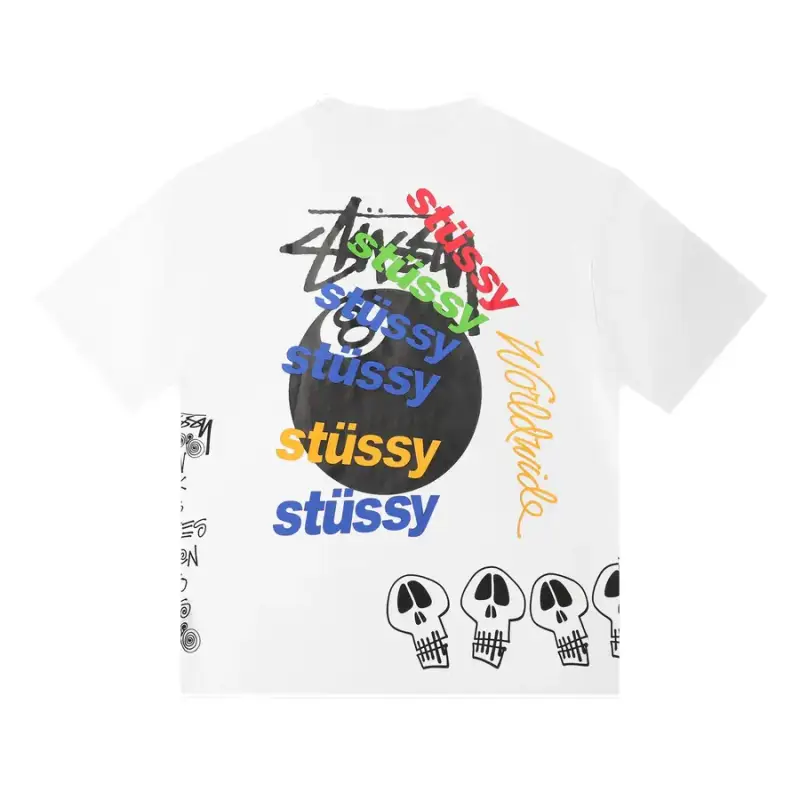 Stussy POLO — S185# white colorway — USFans Spreadsheet photo