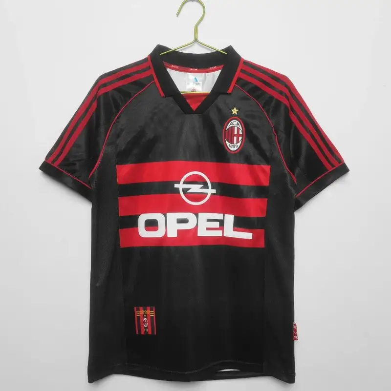 AC Milan Jersey — 9899 Season AC Two-guest Retro colorway — Kakobuy Spreadsheet photo