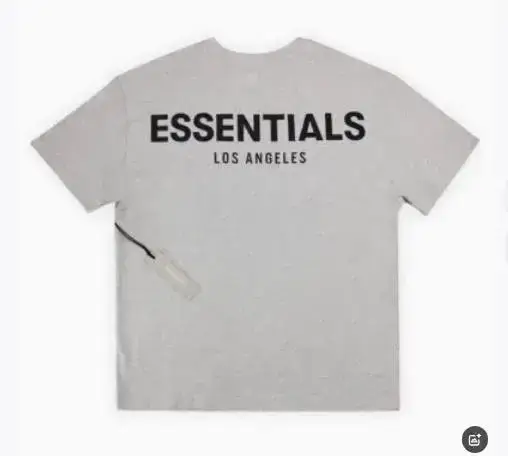 Essentials Oversized Tee — Los Angeles-Ash colorway — Kakobuy Spreadsheet photo