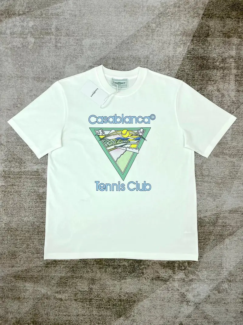 Casablanca T-Shirt — White 12 colorway — USFans Spreadsheet photo