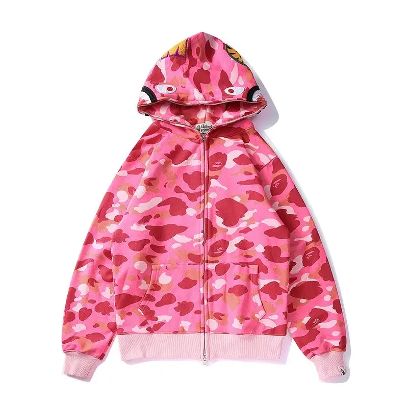 Bape Shark Hoodie (More CW) — 801 powder camouflage colorway — USFans Spreadsheet photo