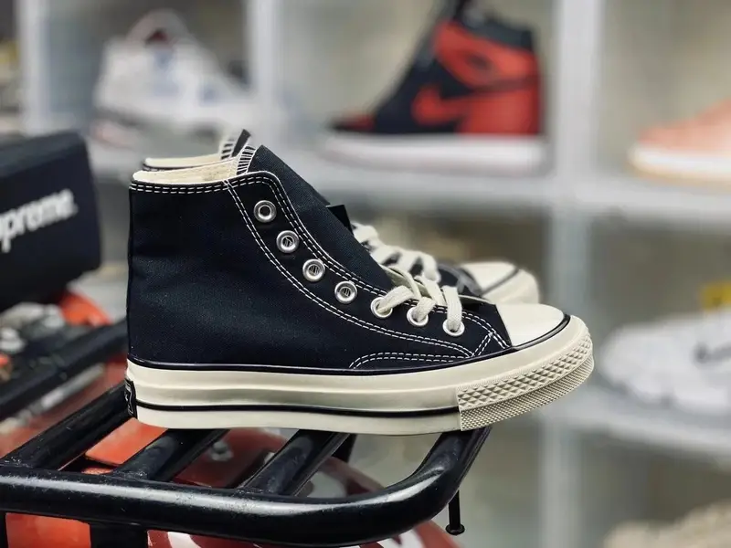 Converse Basic And CDG — Black High Top colorway — Kakobuy Spreadsheet photo