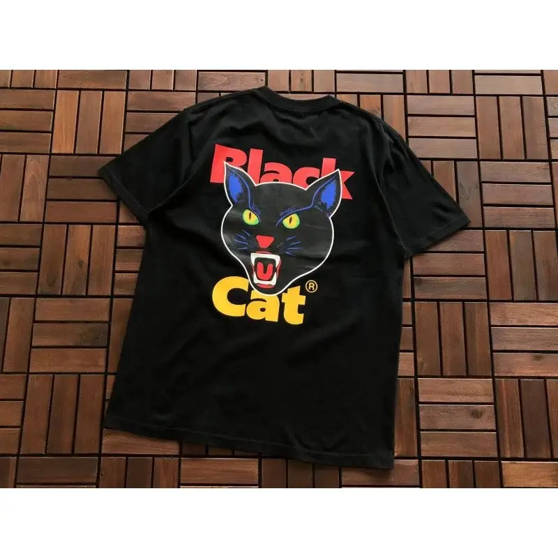 Supreme X Ducati T-Shirt — B378 Black Cat Black colorway — USFans Spreadsheet photo