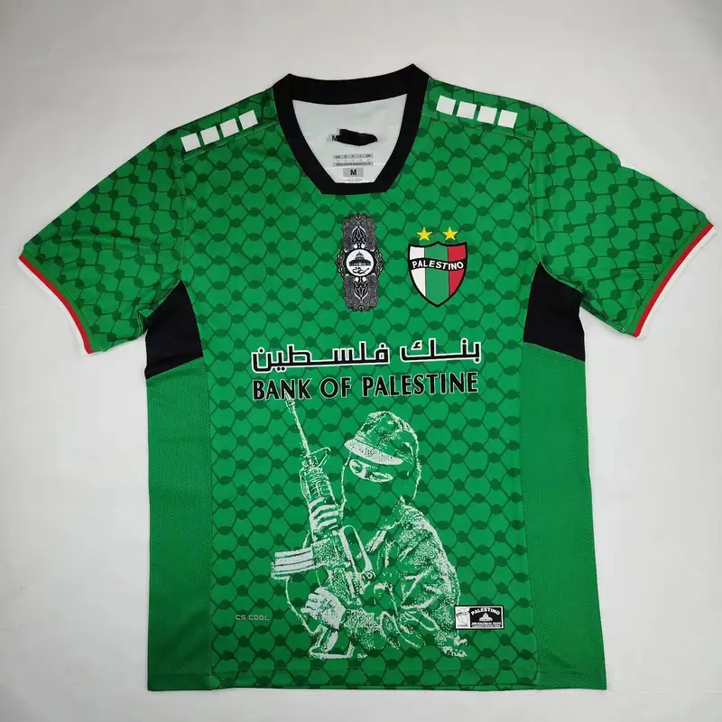 Palestine Jersey — 2425 Palestine Green Flower Special Edit colorway — Kakobuy Spreadsheet photo