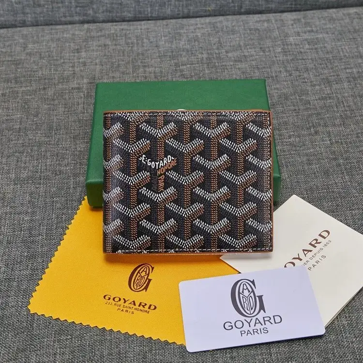 Goyard Wallet — Style 2 black with yellow colorway — USFans Spreadsheet photo