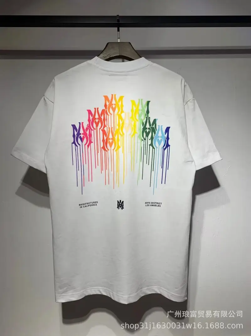 Amiri T-Shirts — 658 white colorway — USFans Spreadsheet photo
