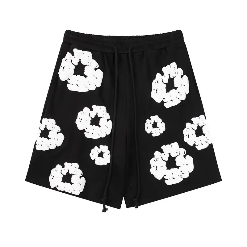 Denim Tears Short Set (Grey & Navy & Black) — Black Print White colorway — USFans Spreadsheet photo
