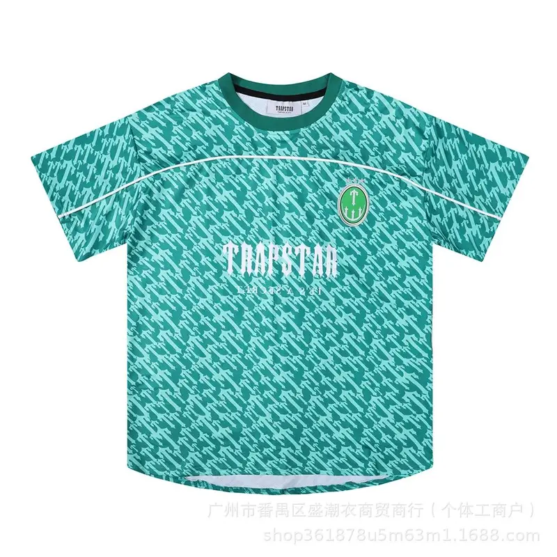 Trapstar Tee — Green 1001 colorway — USFans Spreadsheet photo