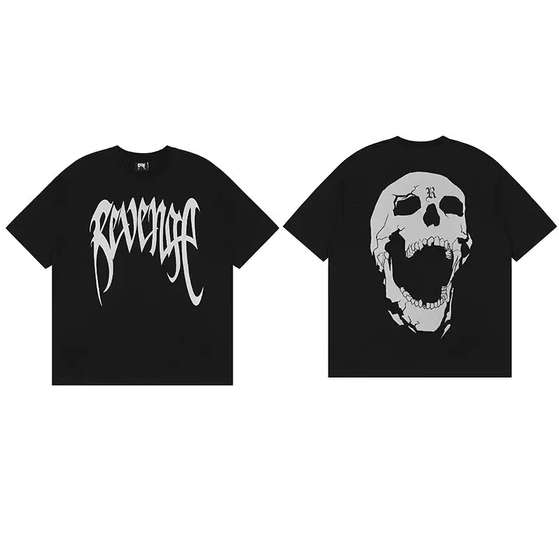 Revenge T-Shirts — Black 3M reflective colorway — Kakobuy Spreadsheet photo