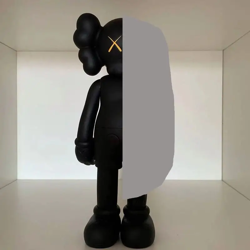 Kaws Figure — 37cm16 inch semi-prototype black colorway — USFans Spreadsheet photo