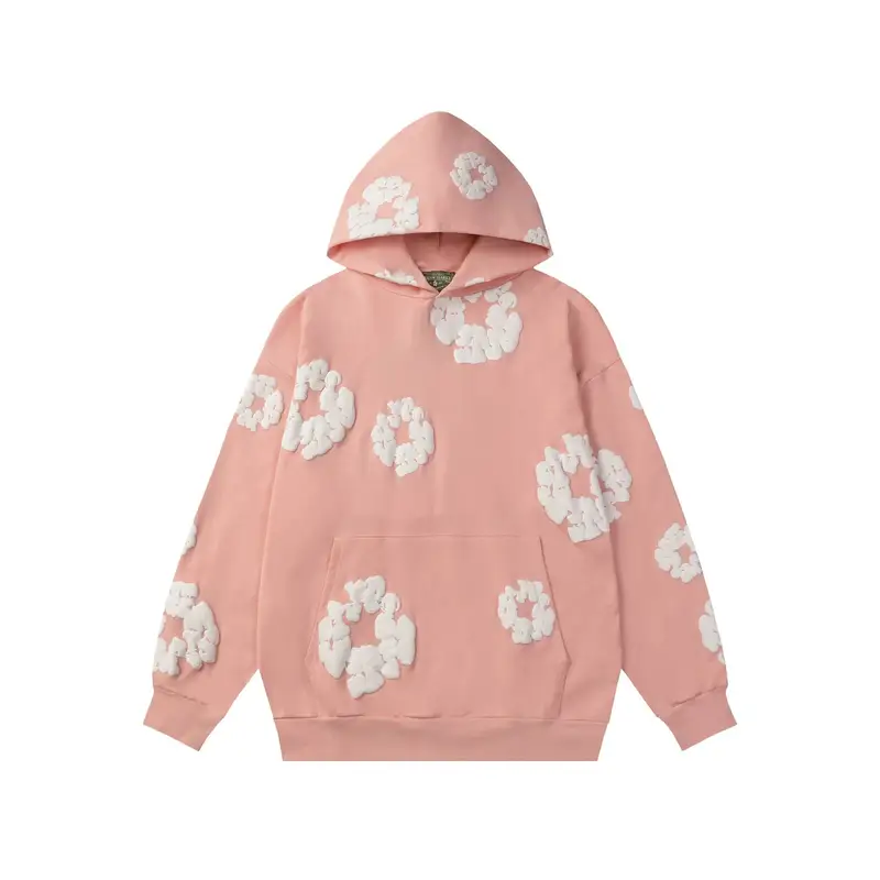 Denim Tears Hoodie — Pink [coat]] colorway — USFans Spreadsheet photo