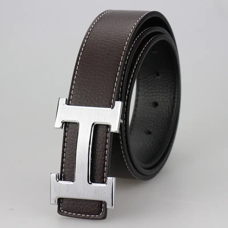 Budget Hermes Belt — H silver buckle flat coffee belt colorway — USFans Spreadsheet photo