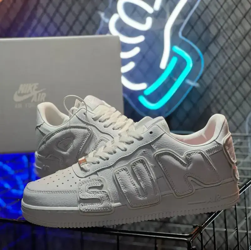 Air Force 1 CPFM All White — Pure White colorway — USFans Spreadsheet photo