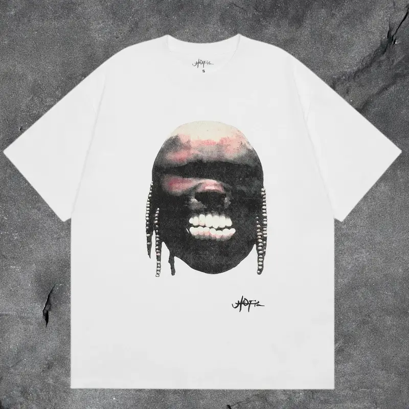Travis Scott Tee 69cw — White T120 colorway — Kakobuy Spreadsheet photo