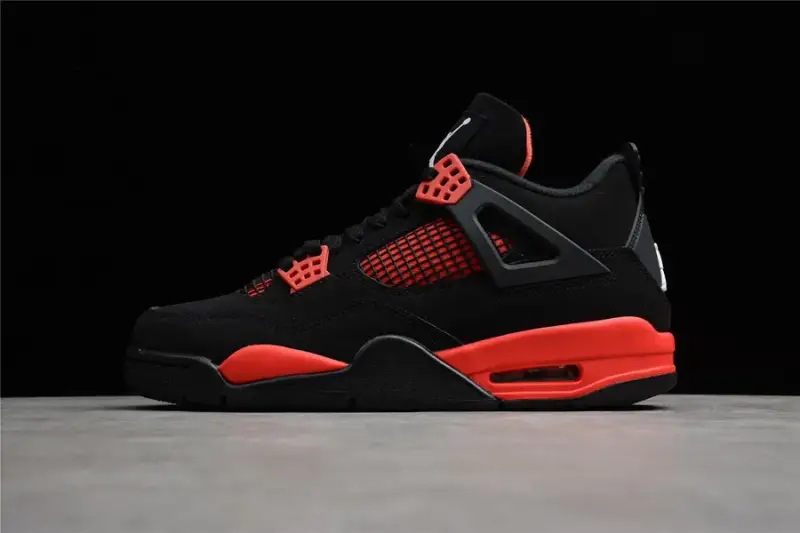 Jordan 4 Off-White Sail — Red Thunderbolt Black Red 408452-016 colorway — USFans Spreadsheet photo