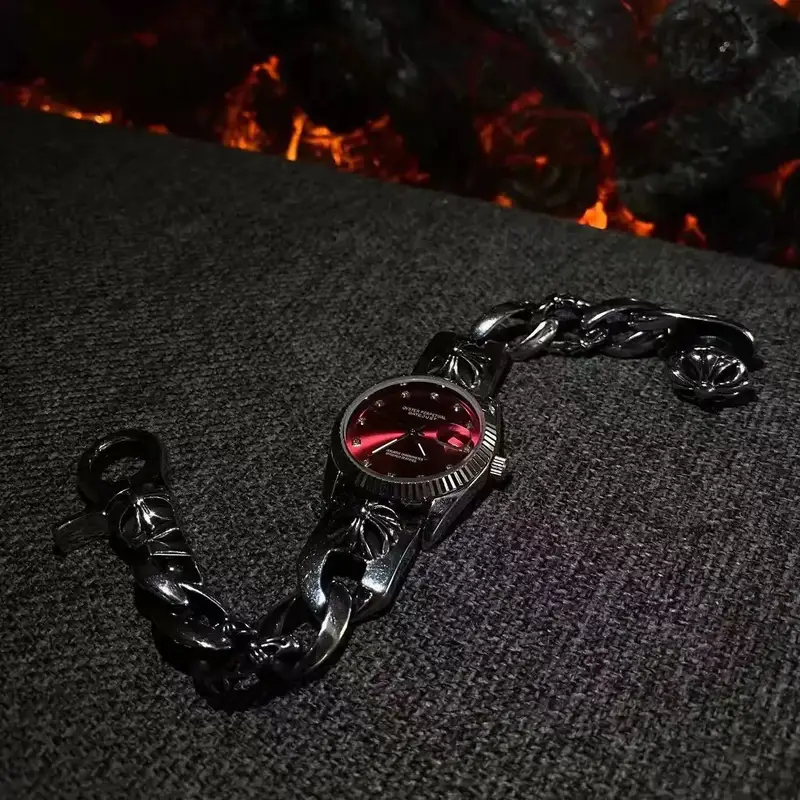 Chrome Hearts Rolex Watch — Red s colorway — USFans Spreadsheet photo