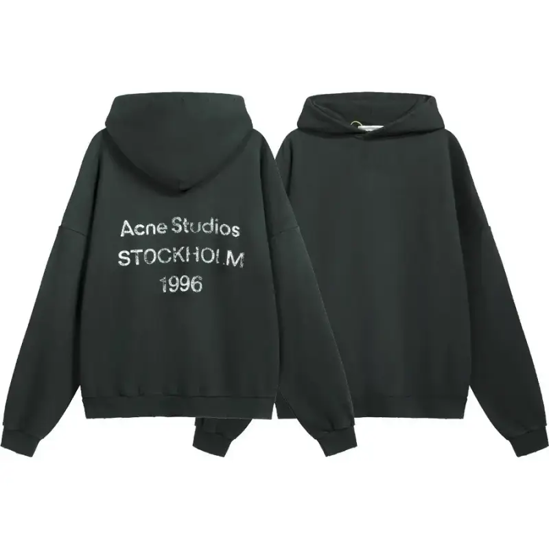 Acne Studios Hoodie — Blue Glow Black colorway — USFans Spreadsheet photo