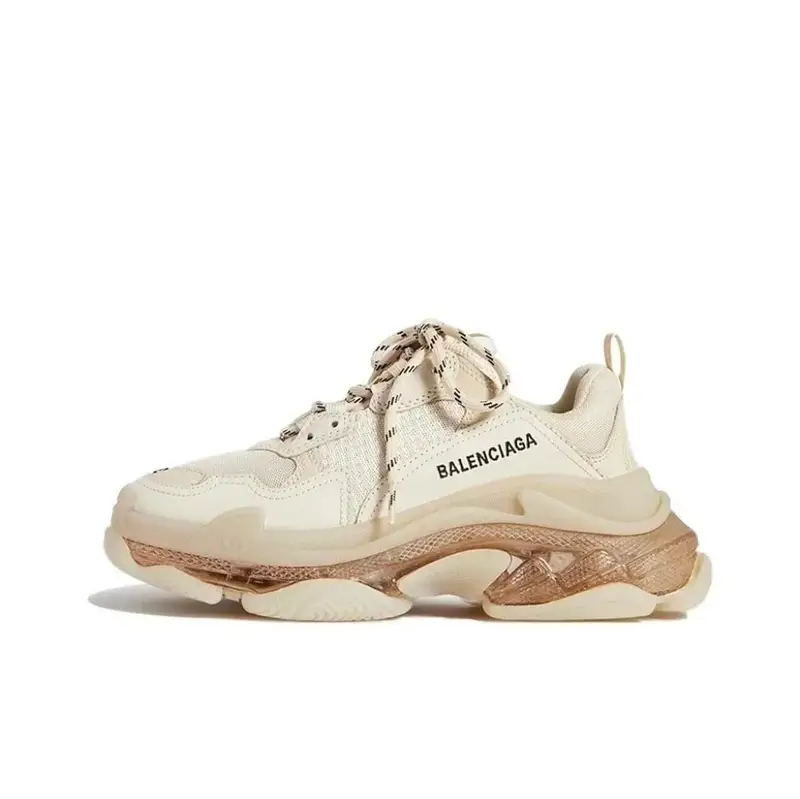Balenciaga 3S White Shoes — Beige colorway — Kakobuy Spreadsheet photo
