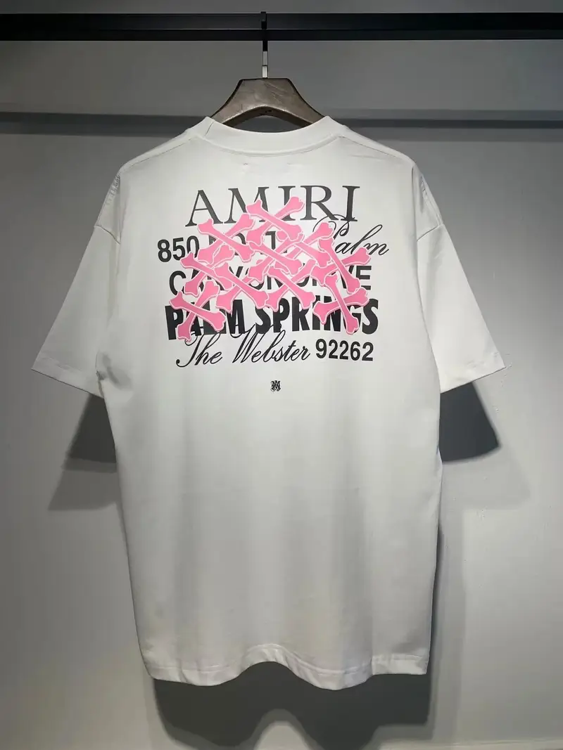 Amiri T-Shirts — 669 white colorway — USFans Spreadsheet photo