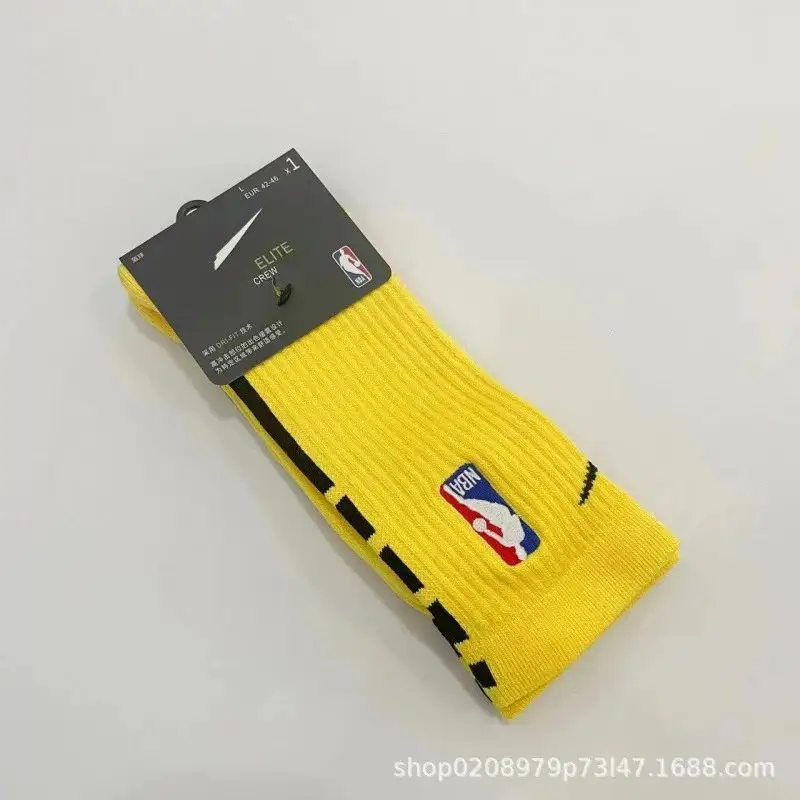 Nike NBA Socks — 19 Long Yellow colorway — USFans Spreadsheet photo