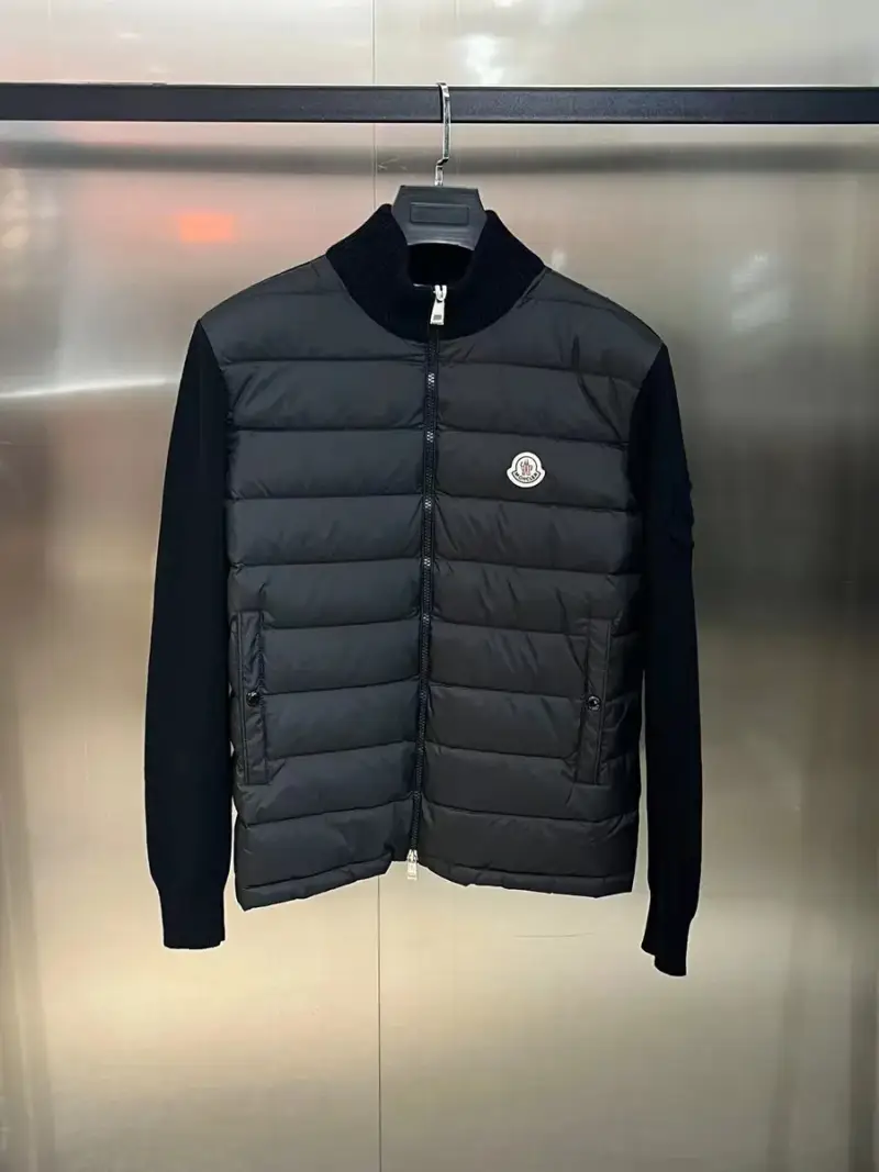Moncler Tricot Hybrid Zip Cardigan — black colorway — USFans Spreadsheet photo