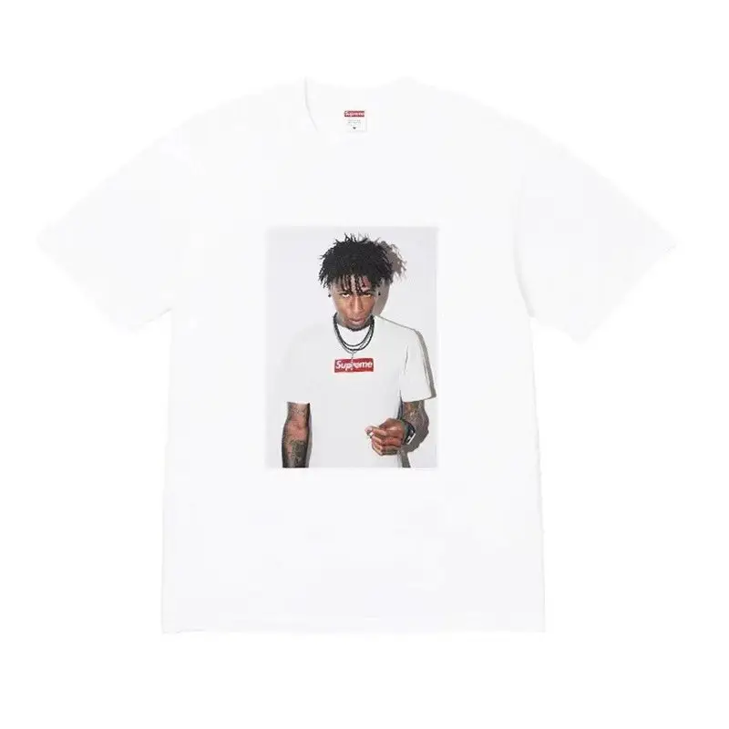 Supreme T-Shirts Cross-Logo — B345 Tattoo Guy White colorway — Kakobuy Spreadsheet photo