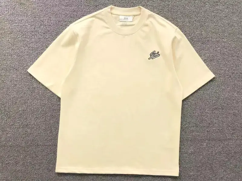 Ami Paris Tees with Small Logo — apricot 2618 colorway — USFans Spreadsheet photo