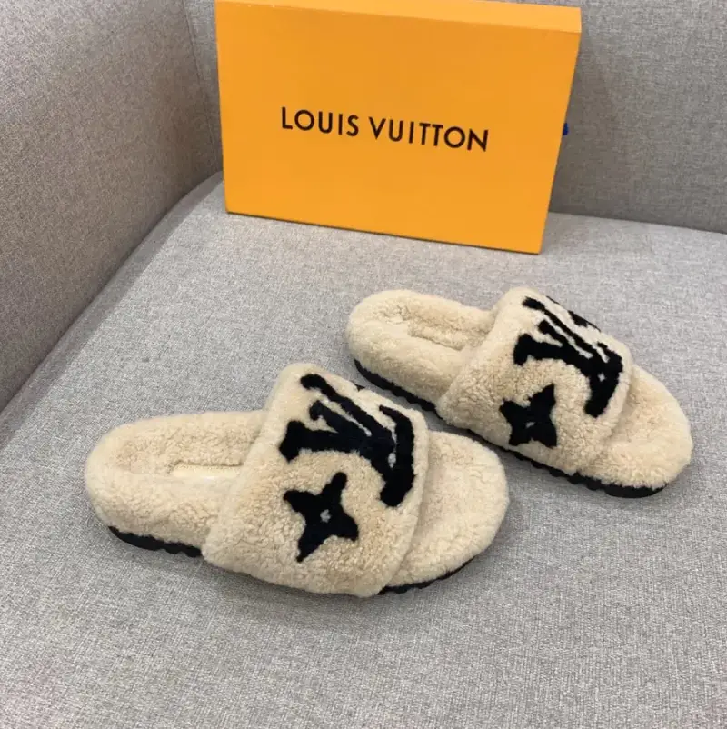 LV Bom Dia Shoes — Beige Black colorway — USFans Spreadsheet photo