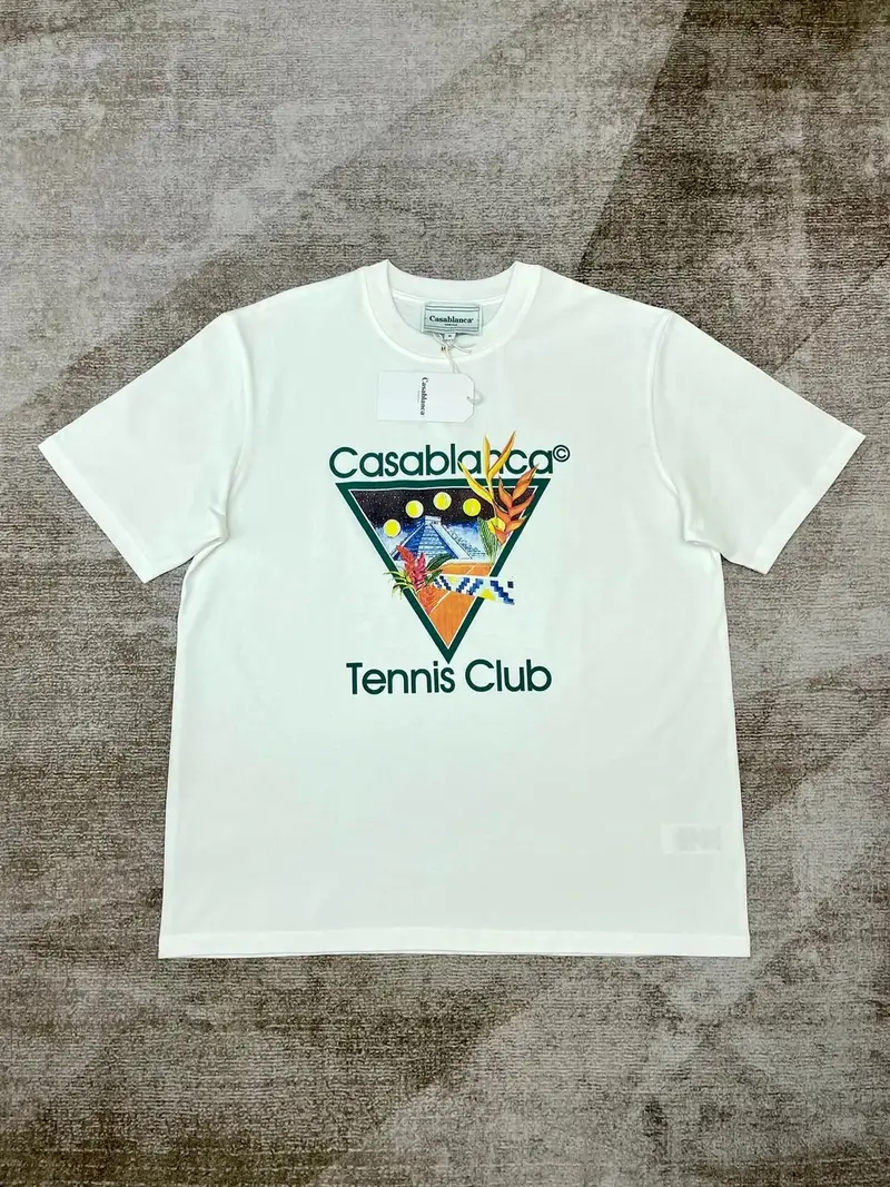Casablanca T-Shirt — White 22 colorway — USFans Spreadsheet photo