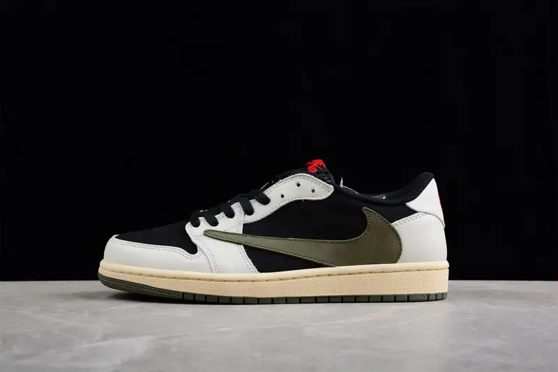 Jordan 1 Low White Party — Black Green Olive DZ4137-106 colorway — USFans Spreadsheet photo