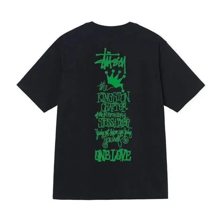 Stussy t-shirt — Black [Kingston]] colorway — USFans Spreadsheet photo