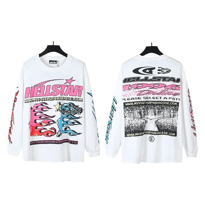 Hellstar Tee Hoodie — 558 white colorway — USFans Spreadsheet photo