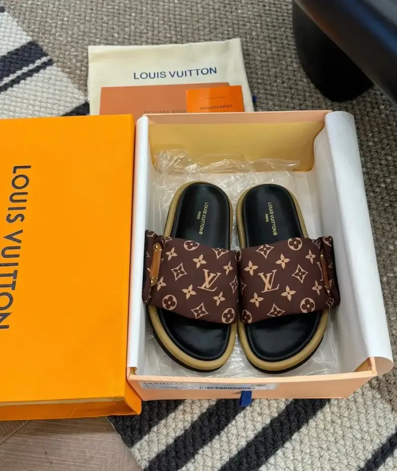 LV Pillow Shoes — brown colorway — Kakobuy Spreadsheet photo