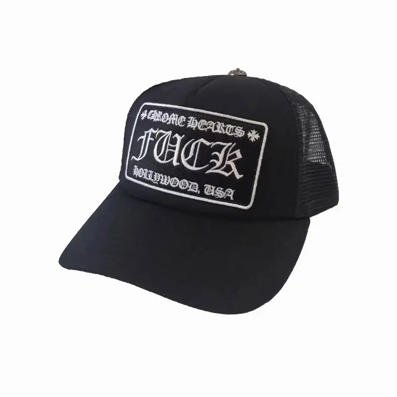 Chrome Hearts Caps — FK curved eaves all black colorway — USFans Spreadsheet photo