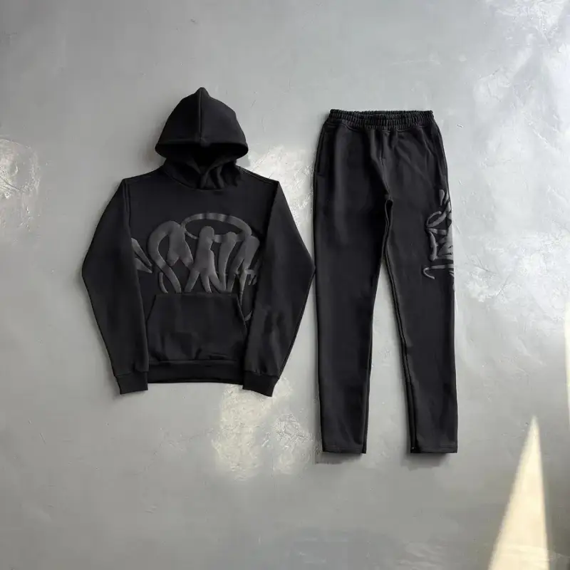 Syna Tracksuit Black-Grey — Black/Black Print colorway — USFans Spreadsheet photo