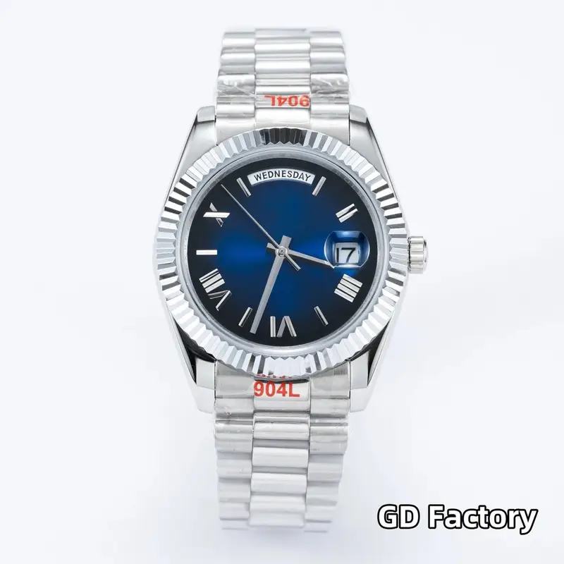 Rolex Datejust 41mm — [Roman Plate] Silver Shell  Gradient Blue Plate  Steel Belt colorway — USFans Spreadsheet photo