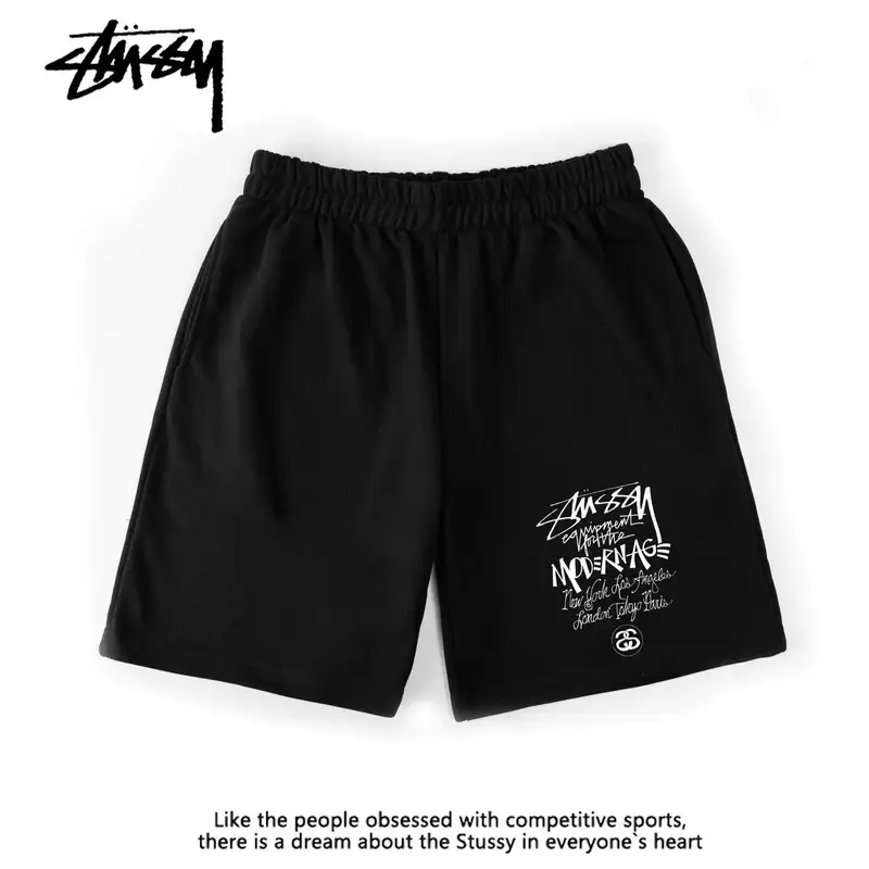 Stussy t-shirt — Black Font Shorts] colorway — USFans Spreadsheet photo