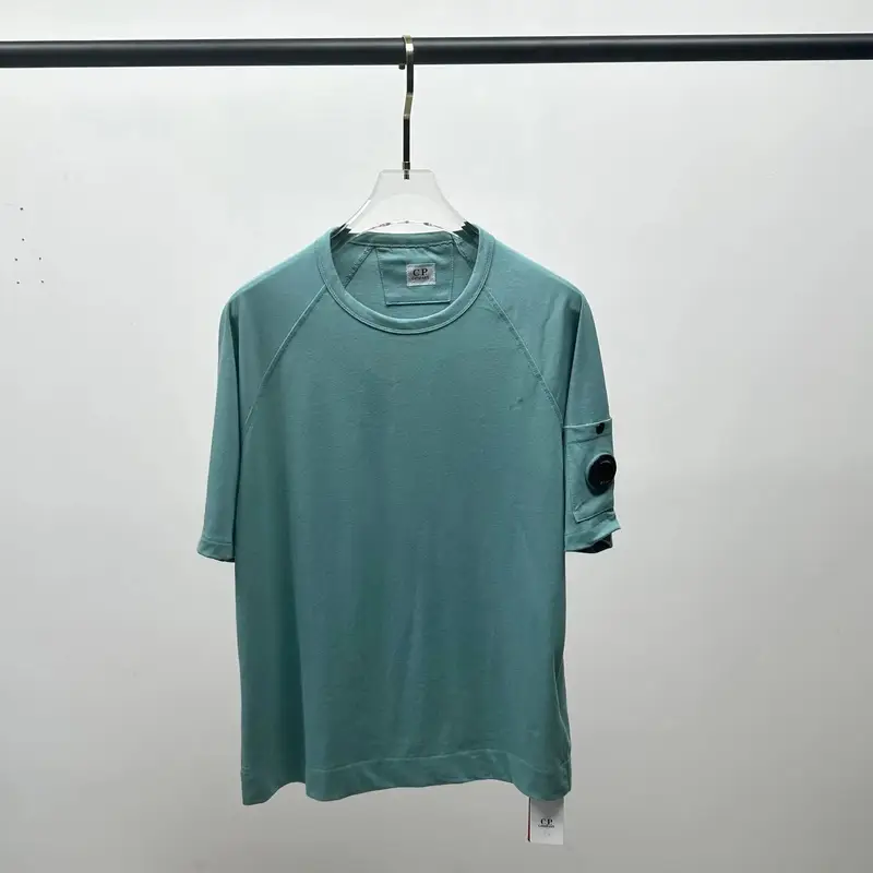 CP Company Logo T-Shirt — 9001 Powder Lake Green colorway — Kakobuy Spreadsheet photo