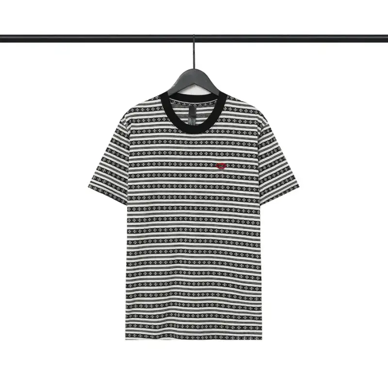 Chrome Hearts Striped Shirt — black jacquard colorway — USFans Spreadsheet photo
