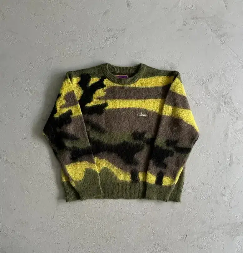 Cortiez Camo Sweater — yellow colorway — Kakobuy Spreadsheet photo