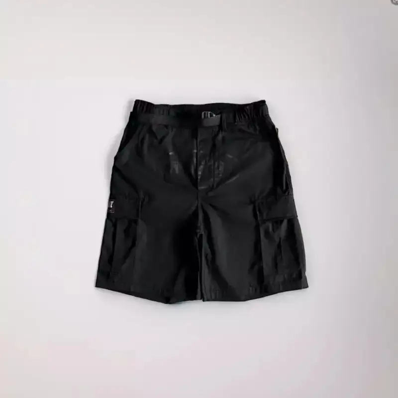 Corteiz Classic Cargo Triple Black Logo Shorts — Darkness colorway — USFans Spreadsheet photo