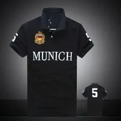 Polo Shirts (15+ styles) — Munich Black colorway — USFans Spreadsheet photo