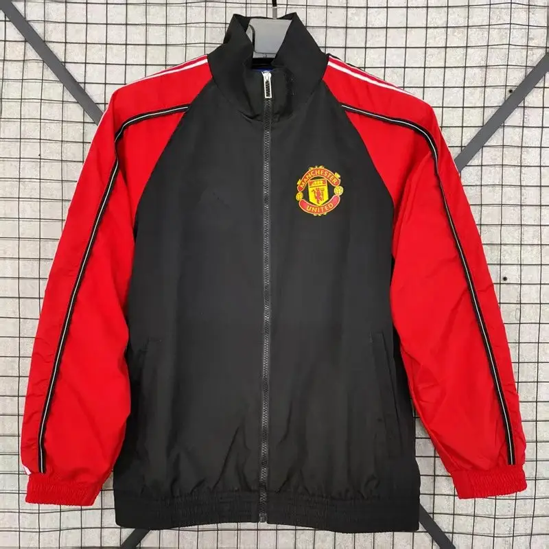 Vintage Jersey Hoodie Zip — Manchester United Vintage One-sided Coat colorway — Kakobuy Spreadsheet photo