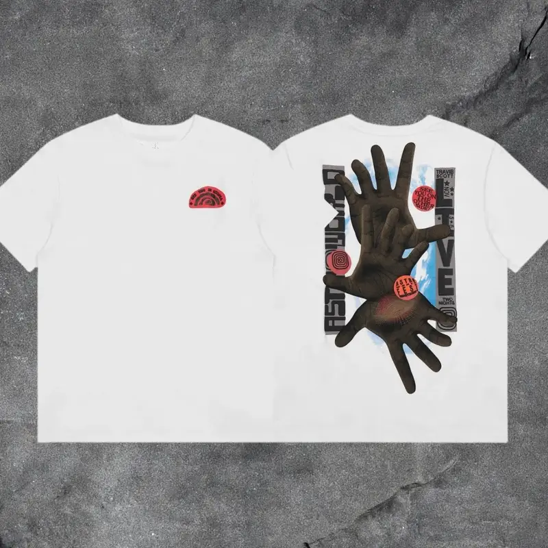 Travis Scott Tee 69cw — White 3149 colorway — Kakobuy Spreadsheet photo