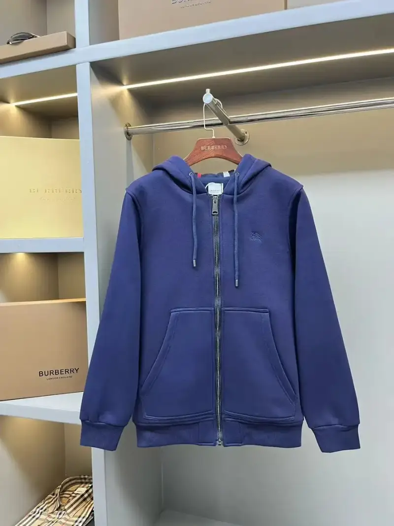 Burberry Zip Hoodie — Blue colorway — USFans Spreadsheet photo