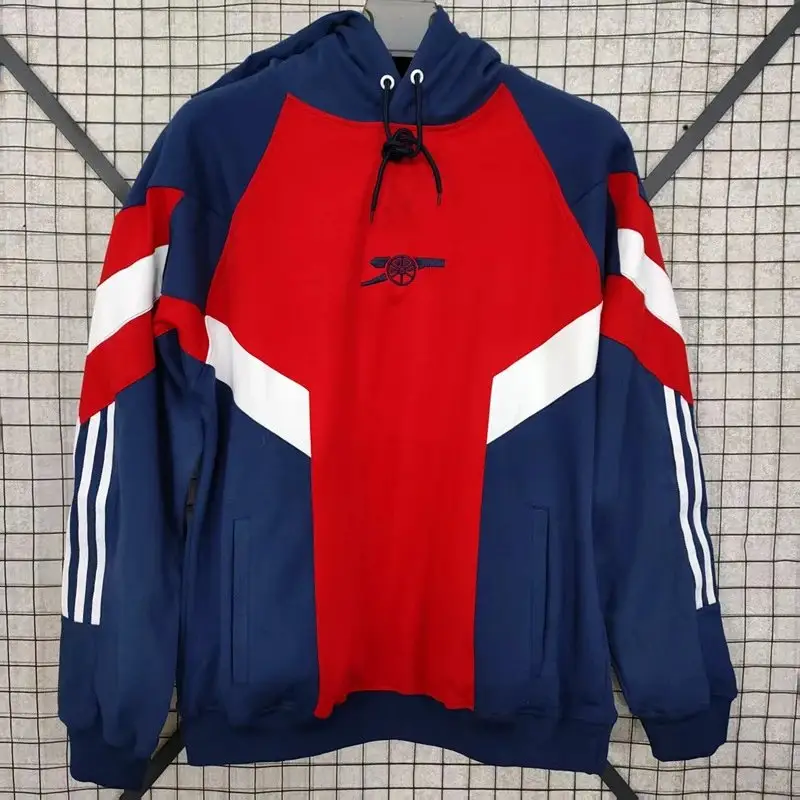 Vintage Jersey Hoodie Zip — 2526 Arsenal Hoodie Hoodie Embroidery colorway — Kakobuy Spreadsheet photo