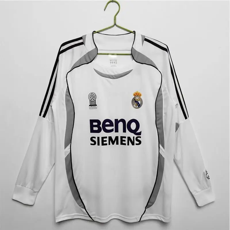 AC Milan Long Sleeve T-Shirt — Long-sleeve Real Madrid home 06/07 colorway — Kakobuy Spreadsheet photo